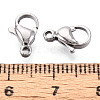 304 Stainless Steel Lobster Claw Clasps STAS-T065-11mm-34P-3