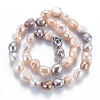 Natural Keshi Pearl Beads Strands PEAR-S020-C01-3