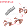 6Pcs 304 Stainless Steel Bayonet Clasps STAS-DR0001-18P-3