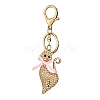 Alloy Rhinestone Keychain PW-WGA0D8D-01-4