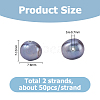 2 Strands Natural Cultured Freshwater Pearl Beads Strands PEAR-HS0001-20-2