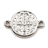 Tarnish Resistant Religion 304 Stainless Steel Connector Charms STAS-L270-09P-2