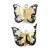 Transparent Resin Pendants PALLOY-K011-02G-01-1