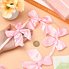 2Pcs Cloth Bowknot Hanging Banner for Christmas Tree Decoration AJEW-SP0002-82D-4