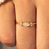 Alloy Rhinestone Plain Band Rings PW-WG1313D-05-2