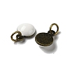 Brass Ename Charms KK-H487-22AB-01-2