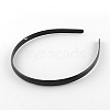 Plain Headwear Hair Accessories Plastic Hair Band Findings OHAR-S186-02-1