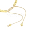 Rack Plating Brass Stretchable Bracelets with Cubic Zirconia for Women BJEW-D047-02G-01-3