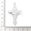 Cross Alloy Rhinestone Pendants FIND-U006-15P-03-3