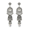 Alloy Acrylic Dangle Stud Earrings FS-WG31A95-02-1