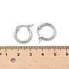Tarnish Resistant 304 Stainless Steel Hoop Earrings X-EJEW-F105-12P-4