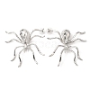 Alloy Rhinestone Stud Earrings LS-EJEW-P321-01P-2