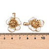 304 Stainless Steel Enamel Pendants STAS-P438-12A-G-3