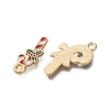 Christmas Theme Alloy Enamel Pendants FIND-M039-01F-2