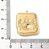304 Stainless Steel Epoxy Resin with Natural Shell and Sequins Inside Pendants STAS-L026-17G-C04-3