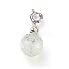 Handmade Luminous Lampwork Pendants HJEW-F006-01-P-1