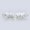 Tibetan Style Alloy Pendants TIBE-R316-020AS-RS-2