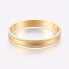304 Stainless Steel Bangles BJEW-G605-16G-1