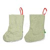 Cloth Hanging Christmas Stocking HJEW-B003-11-2