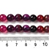 Dyed & Heated Natural Dragon Veins Agate Beads Strands G-P539-A01-09-5