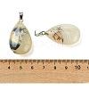 Natural Banded Agate Pendants GG-K002-09S-3