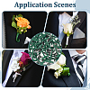 90Pcs Iron PP Plastic Brooch Base Settings FIND-ME0003-53-5