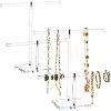 2 T Bar Acrylic Jewelry Display Rack PW-WG21989-01-1