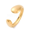 304 Stainless Steel Cuff Rings for Women RJEW-F175-03G-02-2