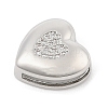 Brass Micro Pave Cubic Zirconia Slide Charms ZIRC-I068-07P-3