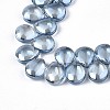Electroplate Glass Beads Strand EGLA-S188-27-A01-3