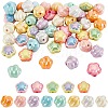 52Pcs 13 Styles UV Plating Acrylic Beads OACR-AR0001-26-1