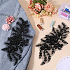 3D Flower Polyester Embroidery Sew on Appliques PATC-WH0012-02A-4