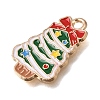 Alloy with Green Enamel Pendants AL-CBA9E11-04KCG-02B-2