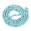 Baking Paint Glass Beads Strands DGLA-N016-4mm-08-2