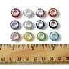 60Pcs 12 Colors Polymer Clay Rhinestone European Beads CPDL-FS0001-02-6
