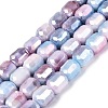 Anti-Tarnish Electroplate Glass Beads Strands EGLA-N027-03A-03-1