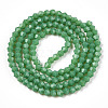 Opaque Solid Color Imitation Jade Glass Beads Strands EGLA-A039-P2mm-D08-3