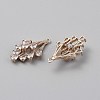 Brass Micro Pave Cubic Zirconia Pendants KK-WH0088-29-2