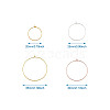 Craftdady Brass Wine Glass Charm Rings KK-CD0001-05-36