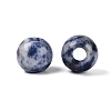 Natural Blue Spot Jasper European Beads G-Q602-09B-07-2