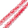 Transparent Glass Beads Strand GLAA-K057-01G-1