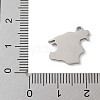 201 Stainless Steel Pendants STAS-S157-16P-3