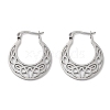 304 Stainless Steel Hoop Earrings EJEW-P271-01P-1