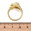 Brass Cuff Rings for Women Men RJEW-C118-03G-5