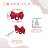 42Pcs Spray Painted Alloy Stud Earring Findings FIND-ME0004-21B-2