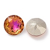 Pointed Back & Back Plated Glass Rhinestone Cabochons RGLA-J012-10mm-001VB-5