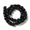 Natural Black Onyx(Dyed & Heated) Beads Strands G-NH0017-B06-02-3