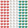 150Pcs Opaque Resin European Beads RESI-TA0004-61D-2