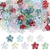 180Pcs 9 Colors Baking Paint Transparent Glass Beads DGLA-YW0001-69-1