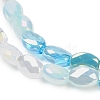 Electroplated Glass Beads Strands EGLA-P067-02A-02-3